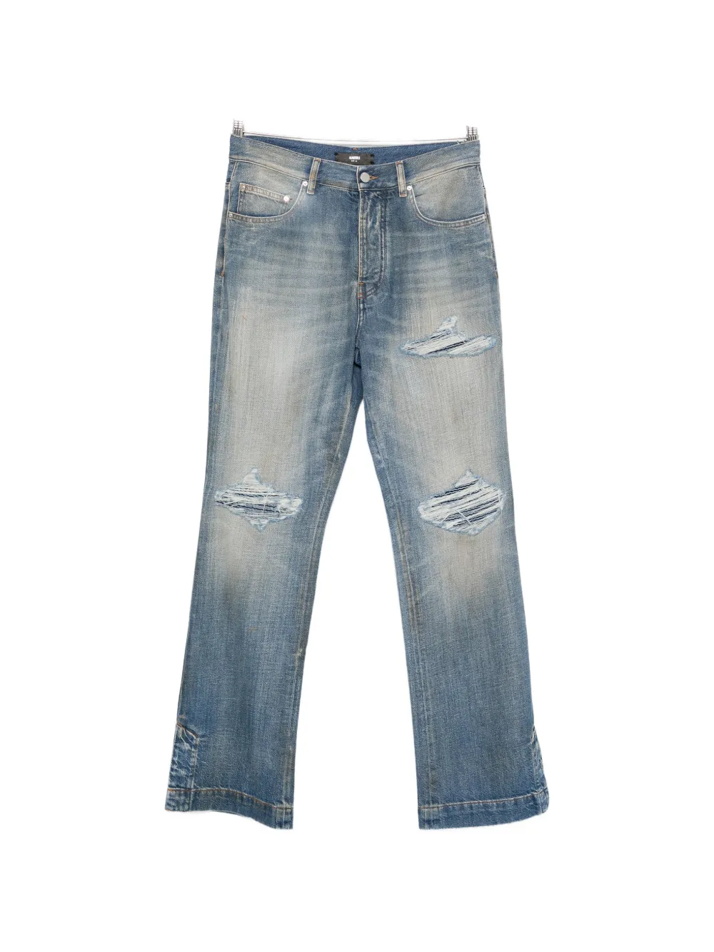 AMIRI distressed faded jeans - Blu