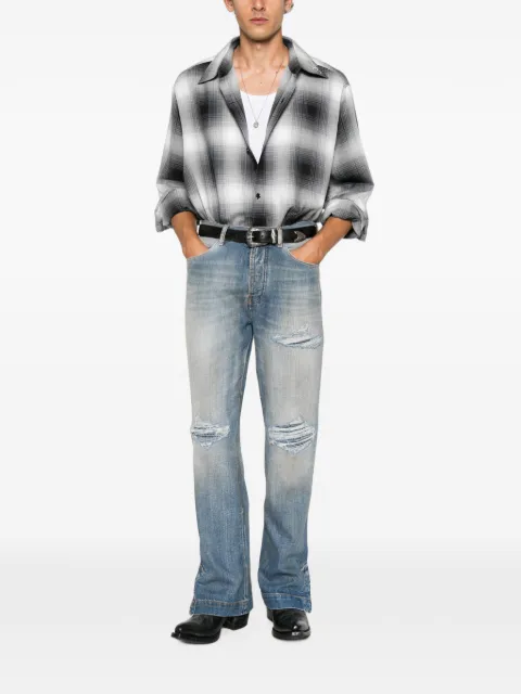 AMIRI distressed faded jeans