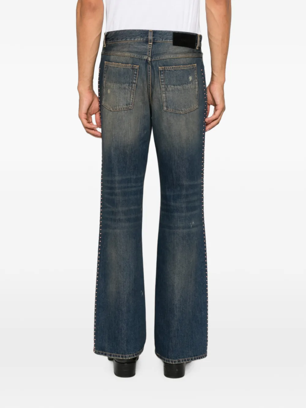 AMIRI Jeans verfraaid met studs Blauw
