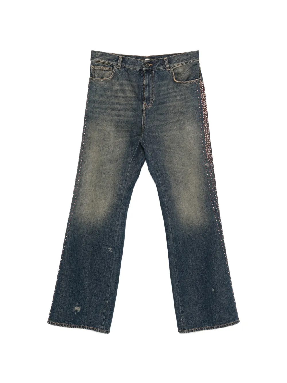 AMIRI stud-embellished flared jeans