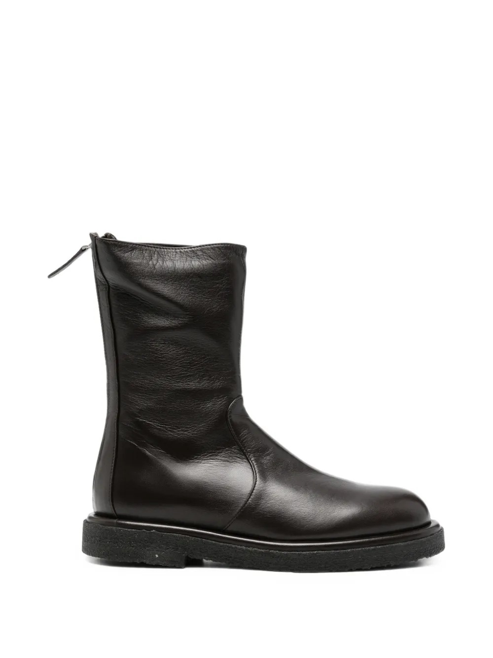 Pomme D´Or rear-zip leather ankle boots