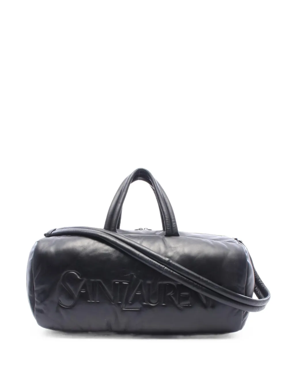 Saint Laurent Pre-Owned sac Boston à logo (années 2010) - Noir