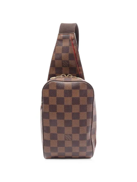 Louis Vuitton Pre-Owned 2003 Geronimos Damier Ebene slingback