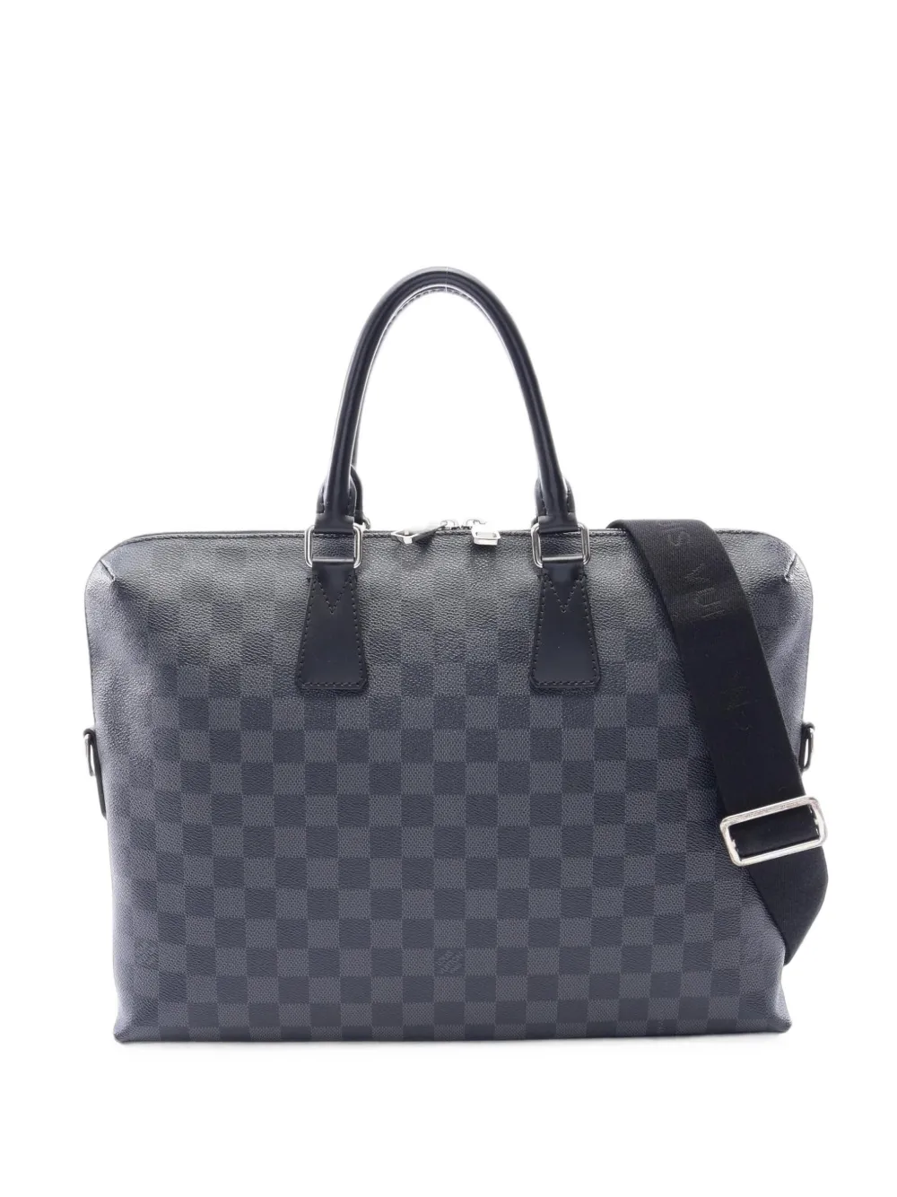 Louis Vuitton Pre-Owned 2014 Damier Graphite Porte de Cumanjour briefcase - Grigio