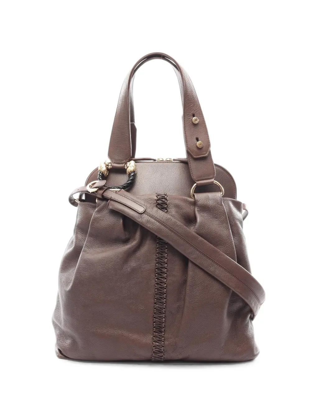 Bvlgari Pre-Owned 2010s Leoni tote bag in Brown