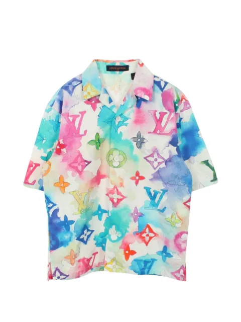 Louis Vuitton Pre-Owned 2010s Monogram Watercolor short-sleeve shirt