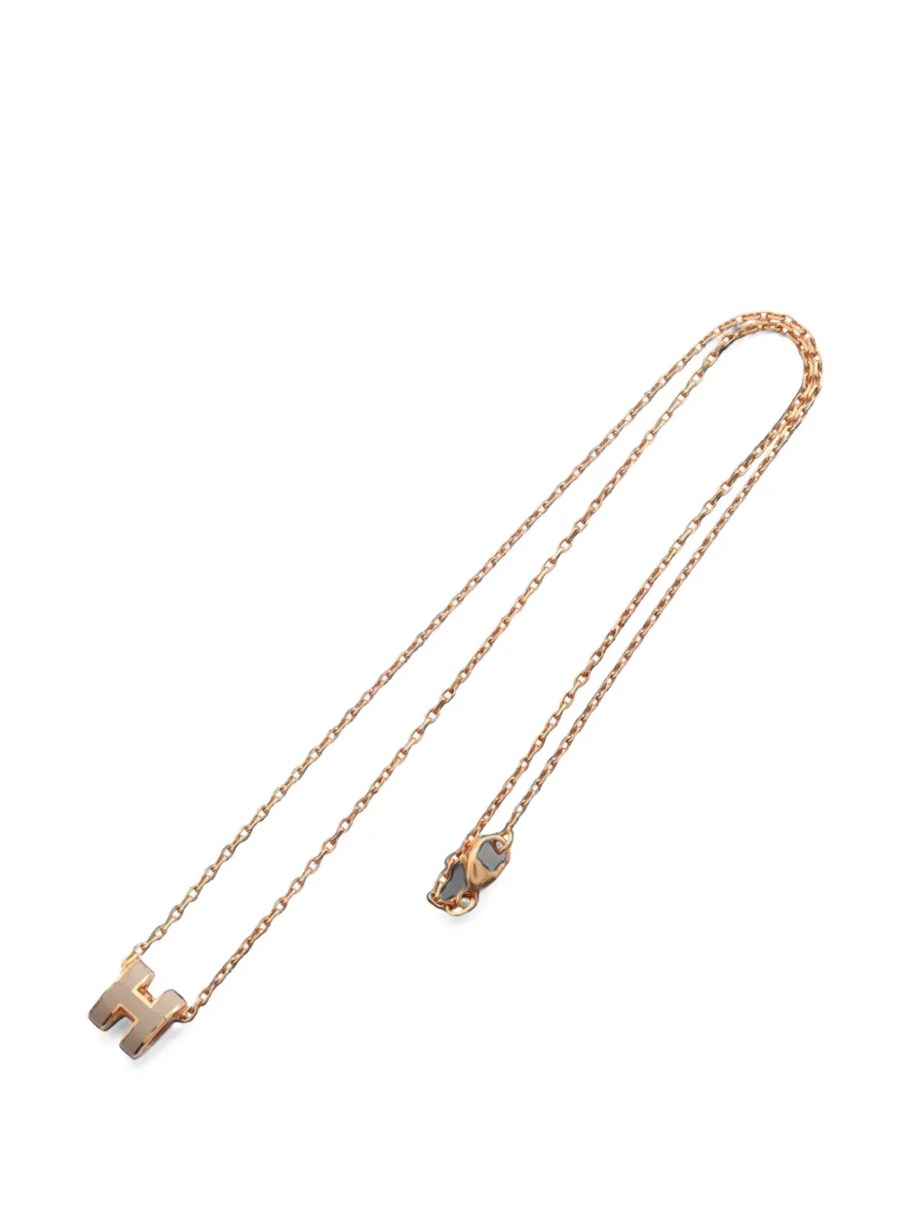 Hermès Pre-Owned 2010s Mini Pop H necklace - Oro
