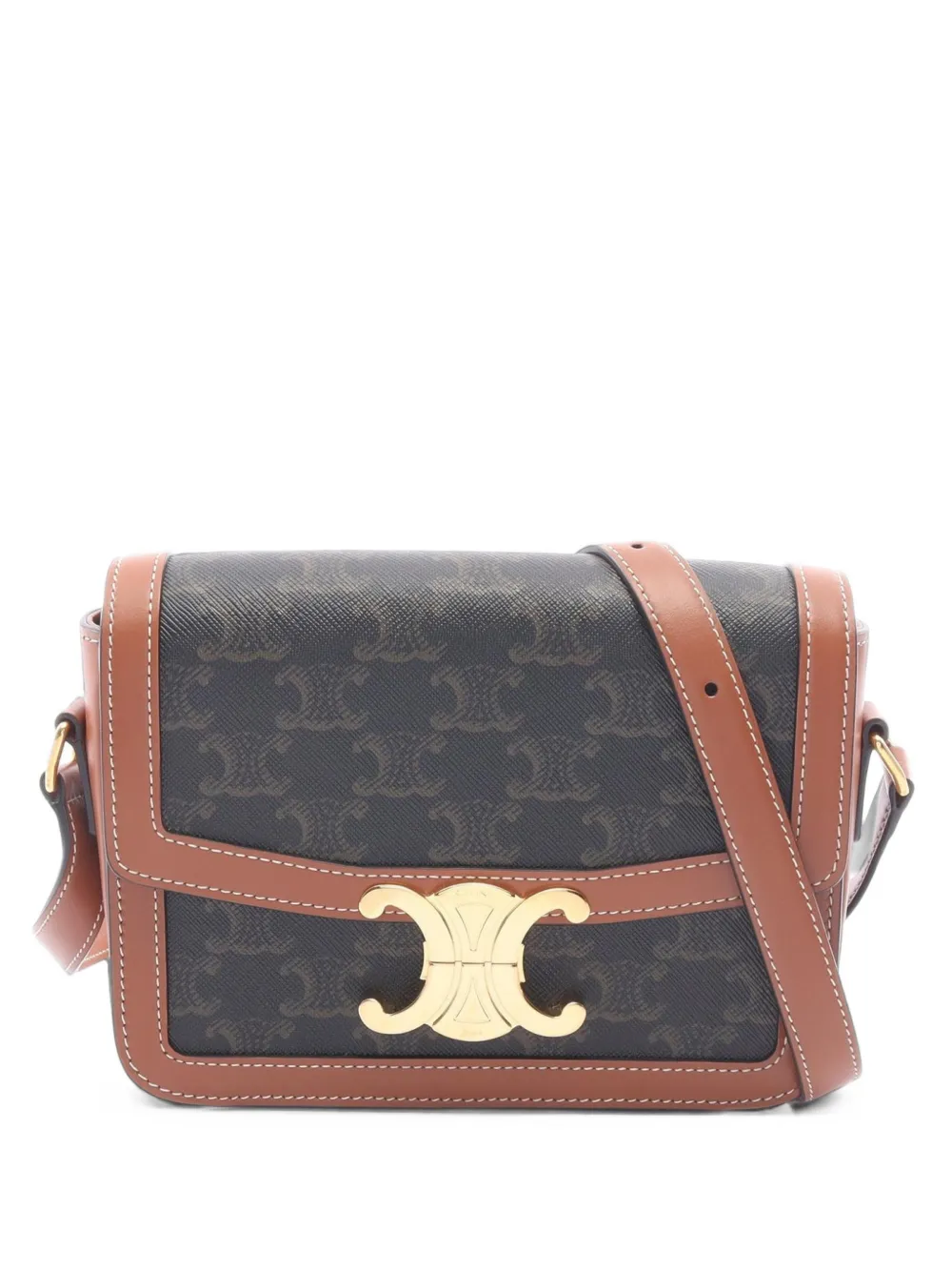 Celine Pre-Owned 2010s Triomphe mini bag - Marrone