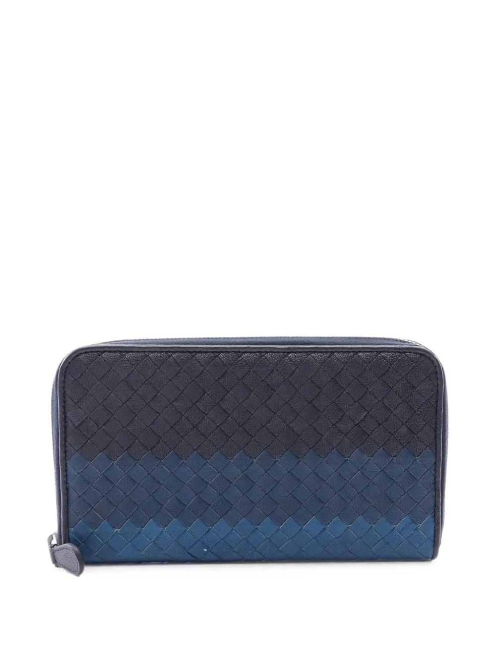 Bottega Veneta Pre-Owned 2010s Intrecciato zip-around wallet - Nero