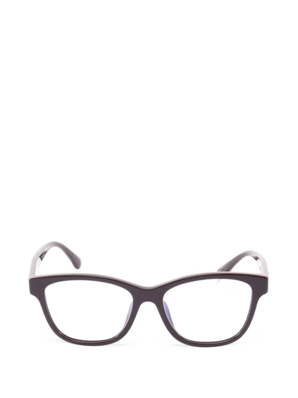 CHANEL Pre-Owned 1986-1988 Coco Mark glasses - Marrone