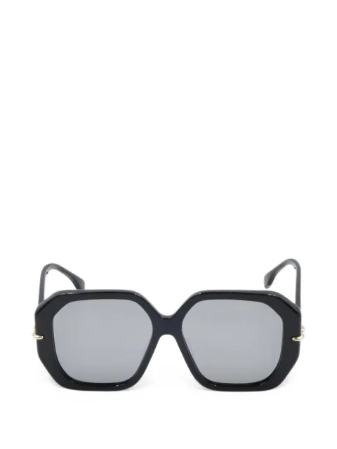 Fendi Pre-Owned 2020s geometric-frame sunglasses