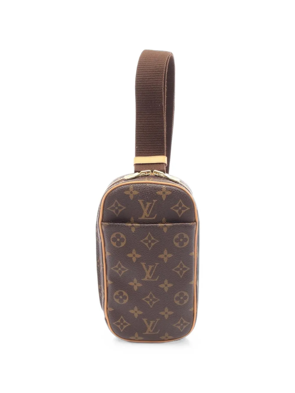 Louis Vuitton Pre-Owned 2013 Pochette Ganju Monogram-pattern crossbody bag - Marrone