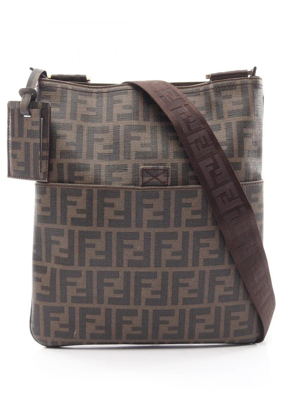Fendi Pre-Owned 2010s Zucca shoulder bag - Marrone