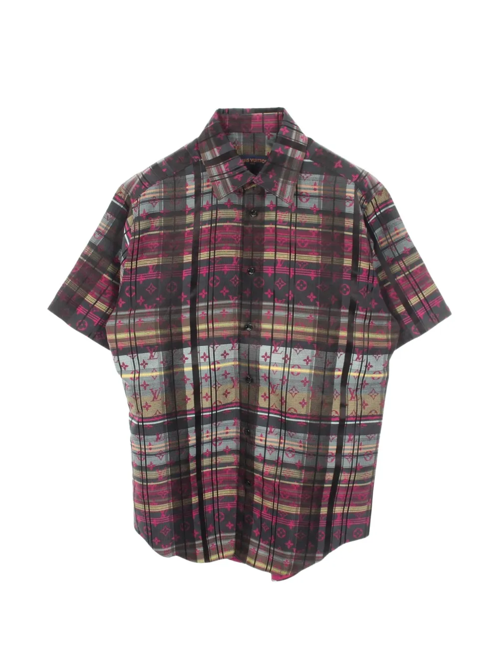 Louis Vuitton Pre-Owned 2010s Monogram-pattern shirt - Black