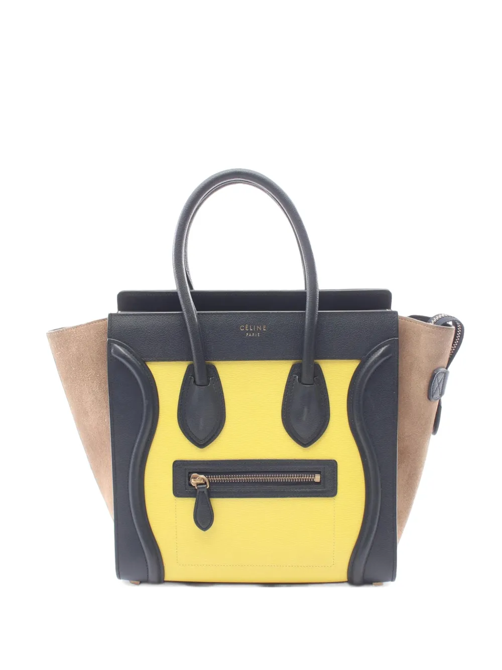 Celine Pre-Owned 2000s Luggage Micro leather tote bag – Black