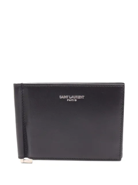 Saint Laurent Pre-Owned cartera con clip para billetes 2010