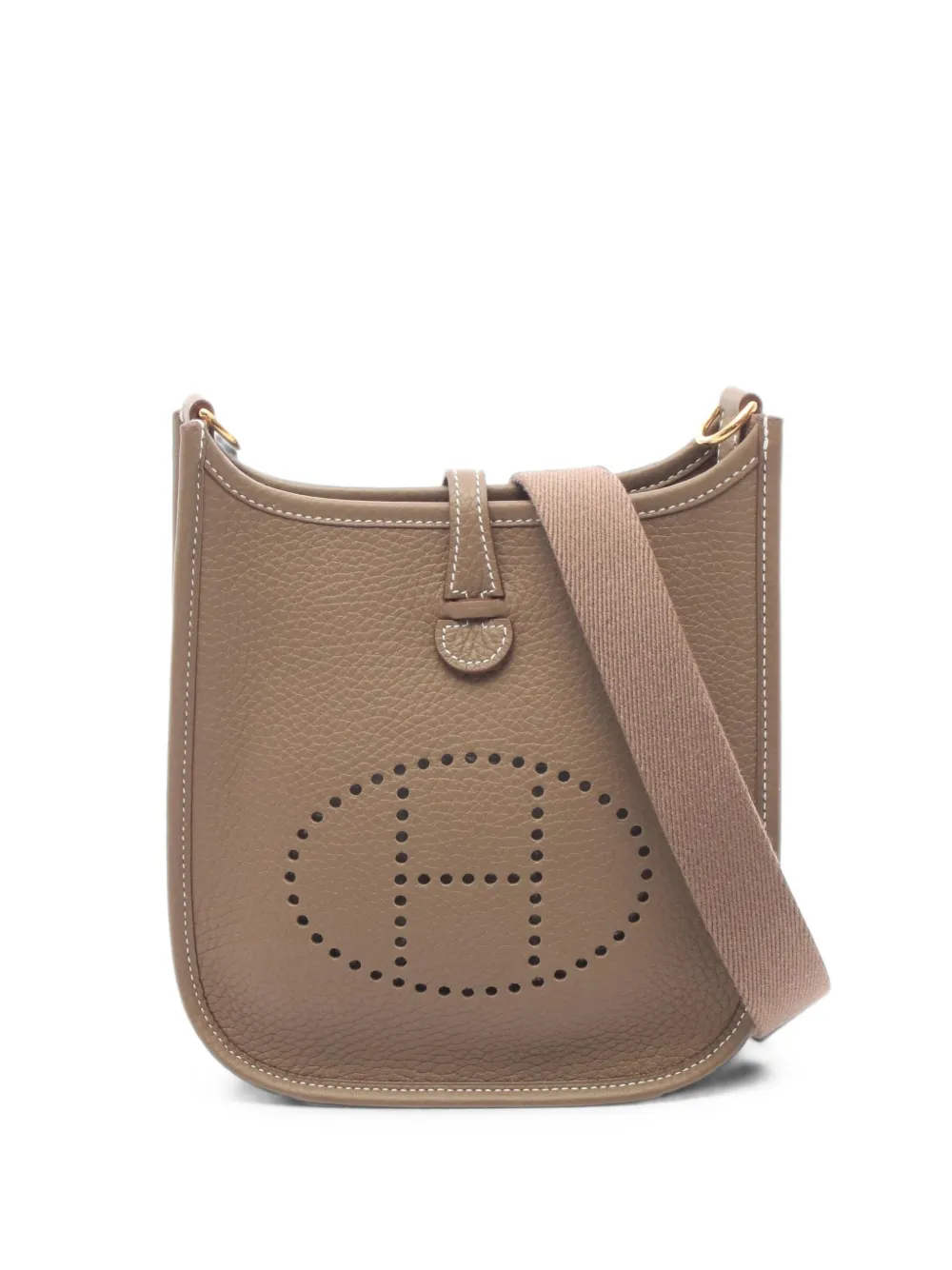 Hermès Pre-Owned Evelyn TPM leather shoulder bag - Marrone