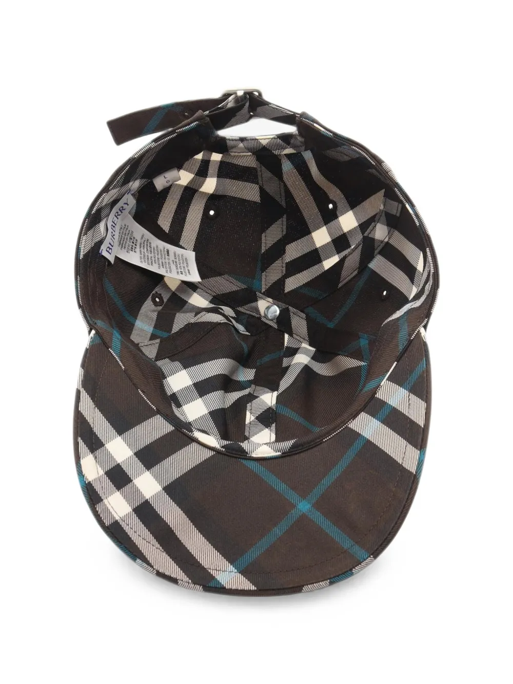 Burberry Pre-Owned 2010s geruite pet Bruin