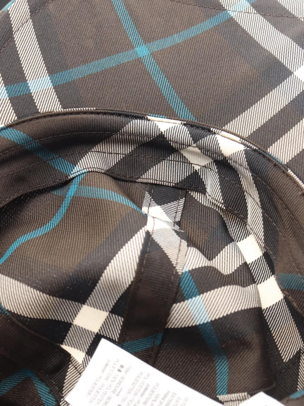 Burberry Pre-Owned 2010s geruite pet Bruin