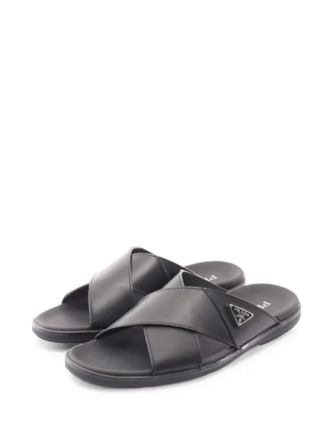 Prada Pre-Owned 2020s leather sandals