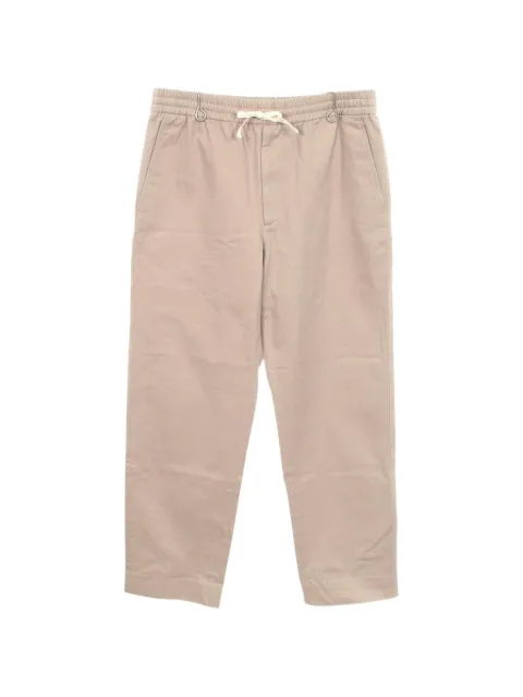 Gucci Pre-Owned pantalones con cordón y parche del logo 2010