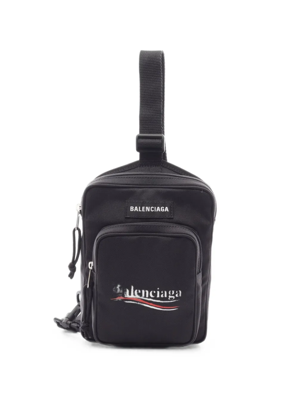 Balenciaga Pre-Owned 2010s Explorer canvas belt bag - Black