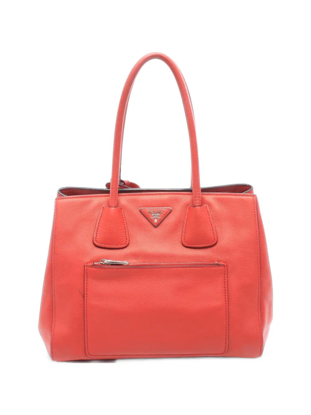 Prada Pre-Owned 2000s Vitello Phenix leather tote bag - Rosso