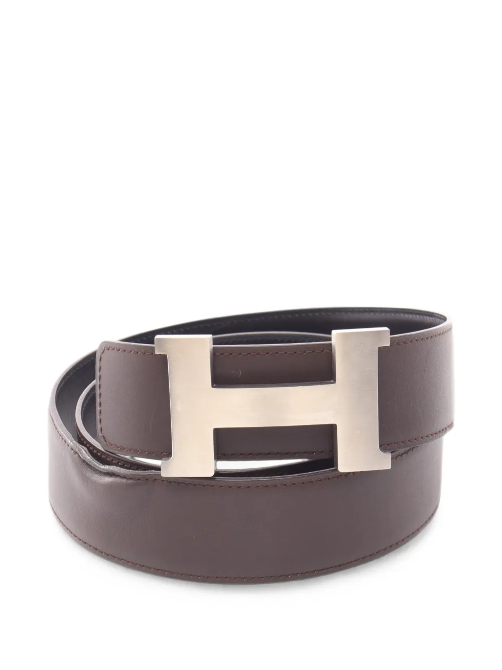 Hermès Pre-Owned 2000s Constance reversible belt - Marrone