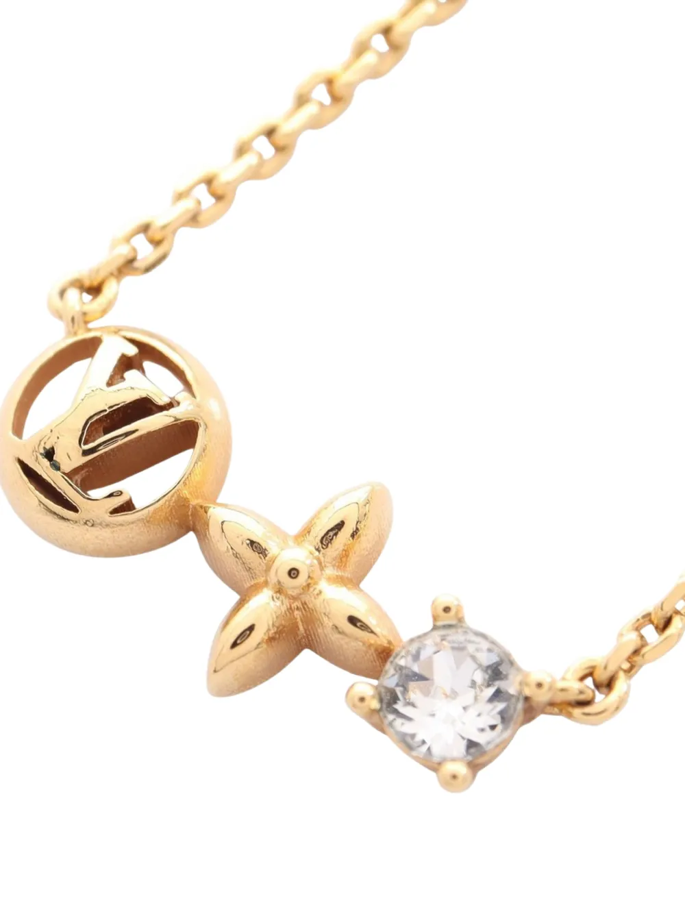 Louis Vuitton Pre-Owned 2010s Petit Louis necklace - Oro