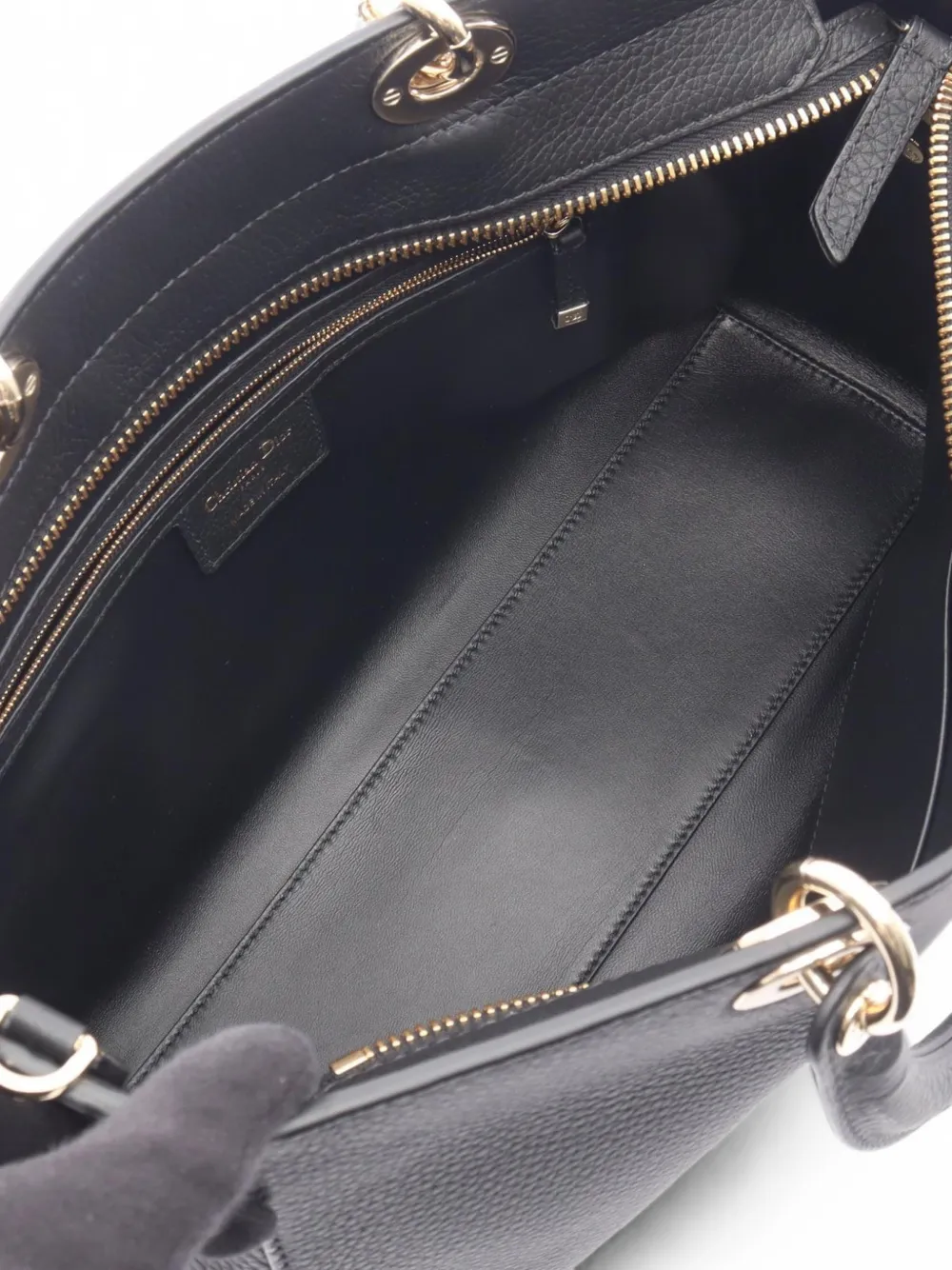 Christian Dior Pre-Owned 2010s large Lady D-Sire tote bag Zwart