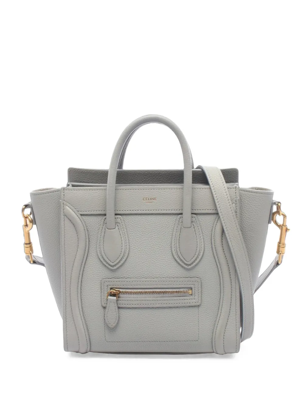 Celine Pre-Owned 2010s Nano Luggage tote bag - Grigio
