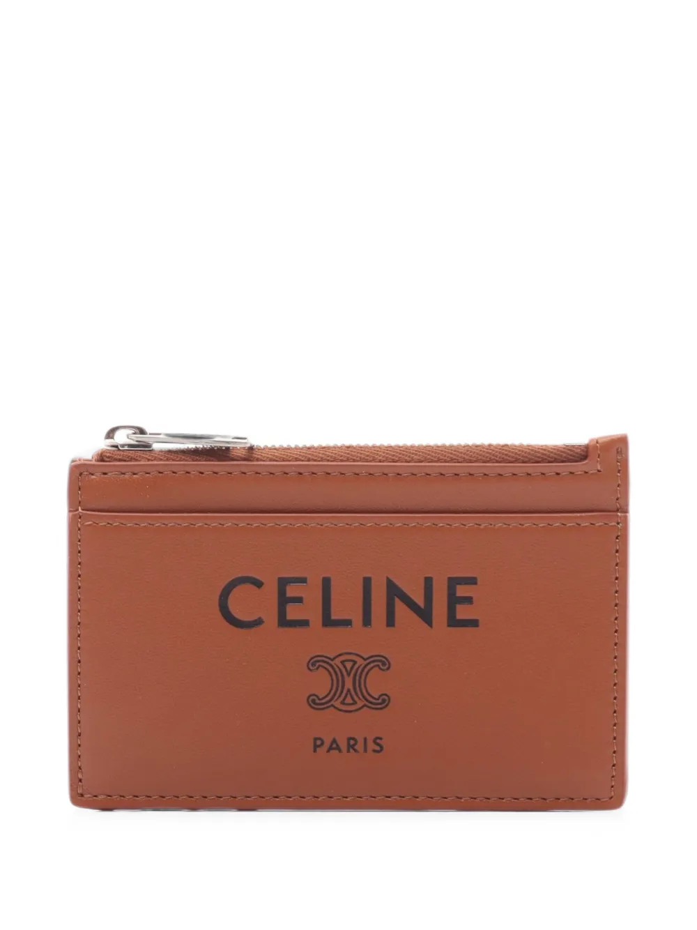 Celine Pre-Owned 2020s Triomphe card holder - Marrone