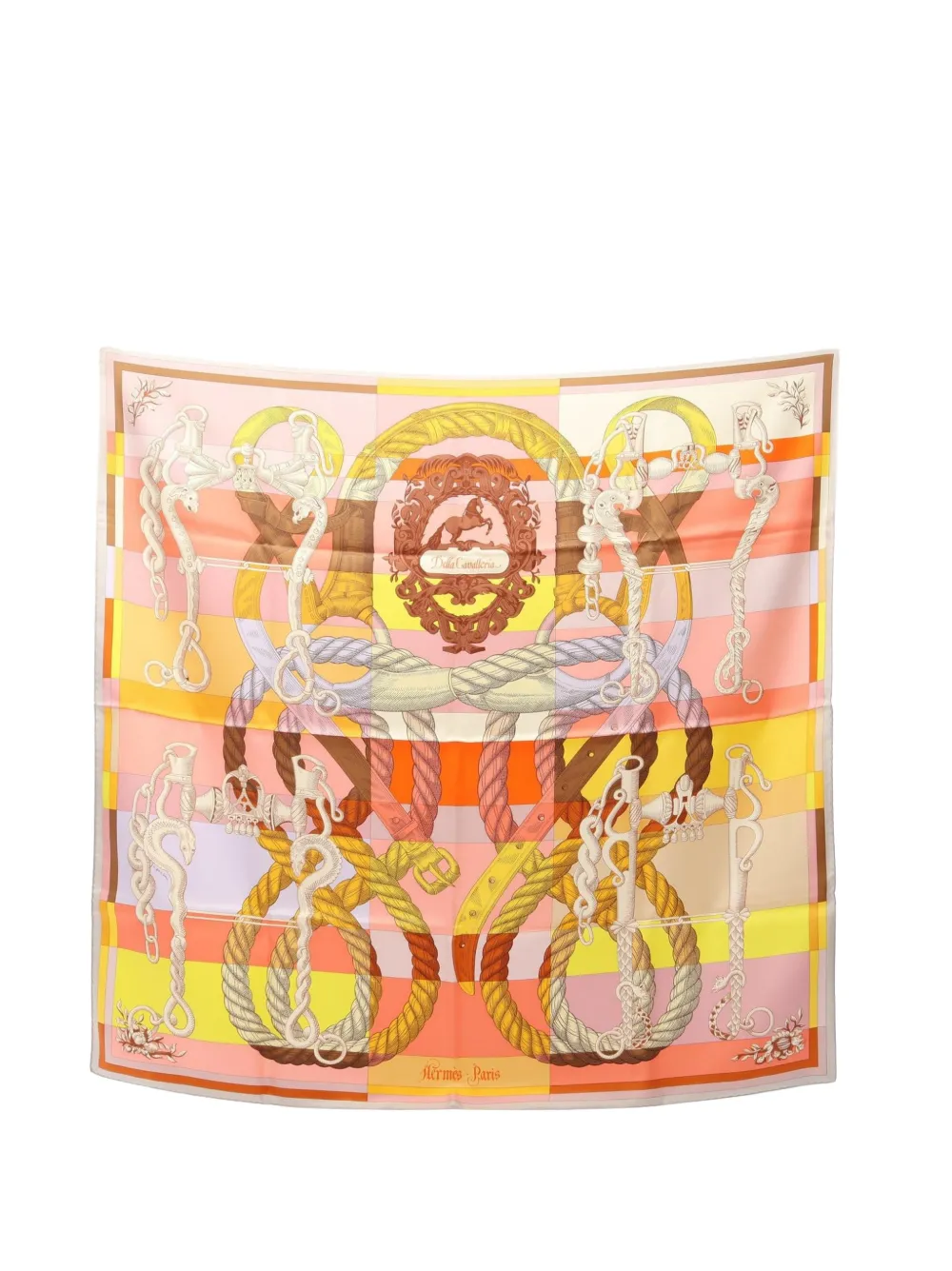 Hermès Pre-Owned 2020s Della Cavalleria scarf - Rosa