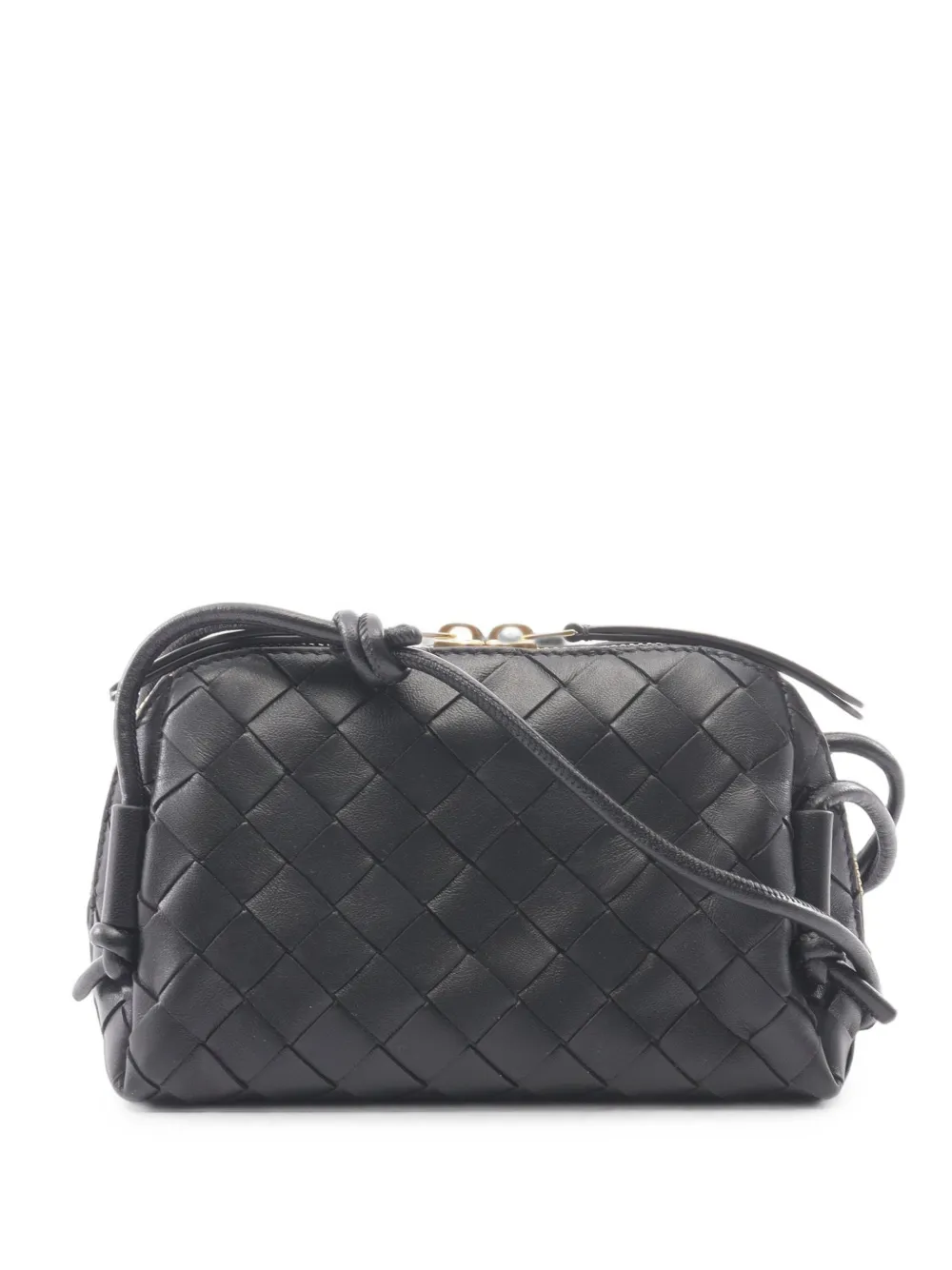 Bottega Veneta Pre-Owned 2020s Intrecciato shoulder bag - Nero