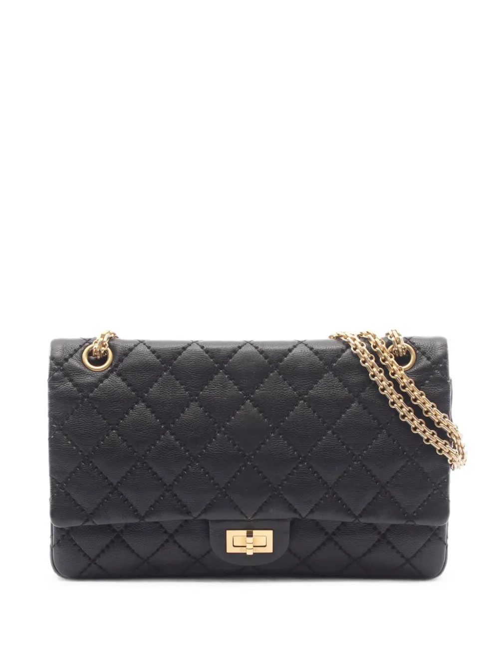 CHANEL Pre-Owned 2016-2017 2.55 matelassé shoulder bag - Nero