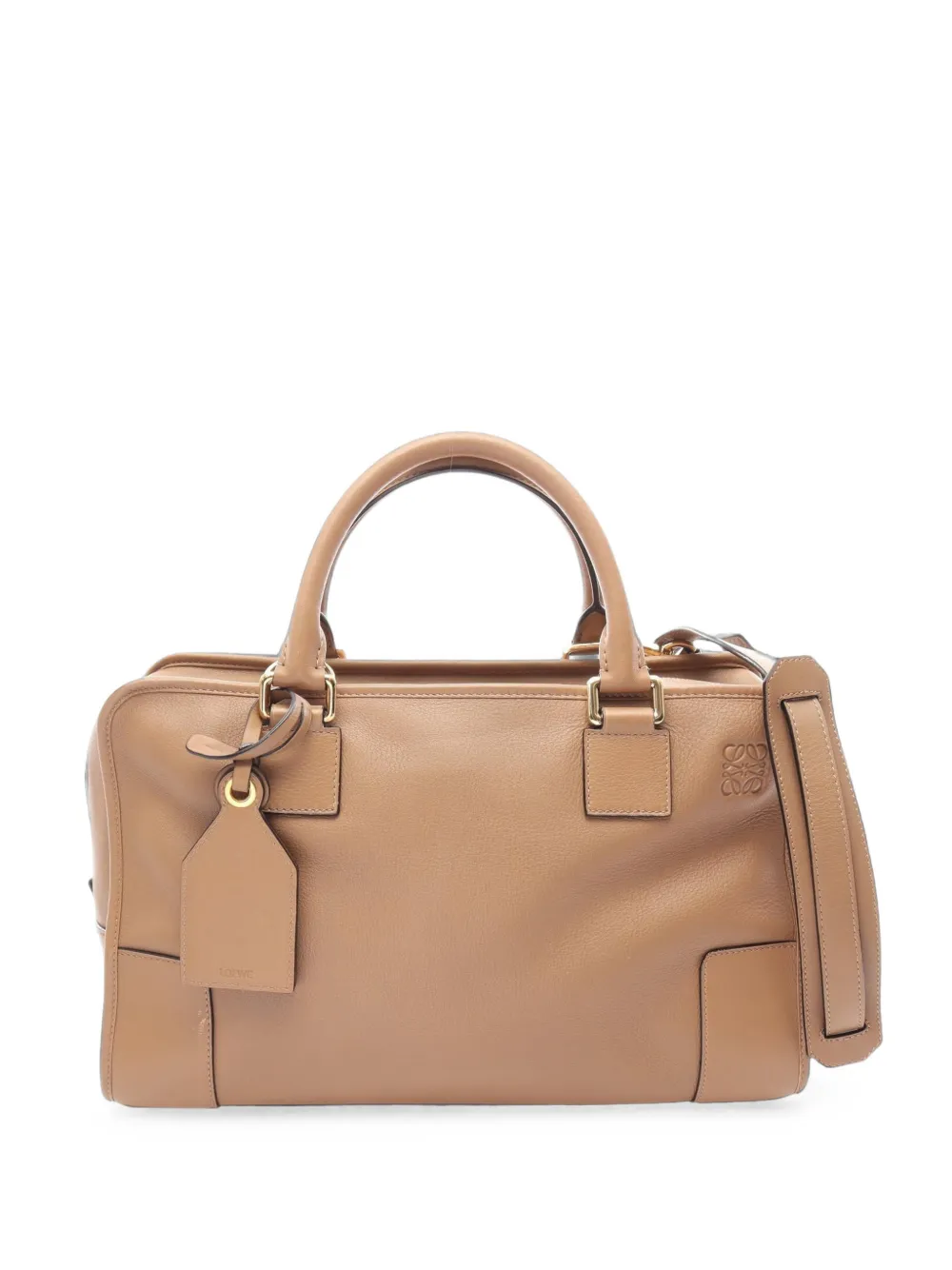 Loewe Pre-Owned 2000s Amazona36 leather tote bag - Marrone