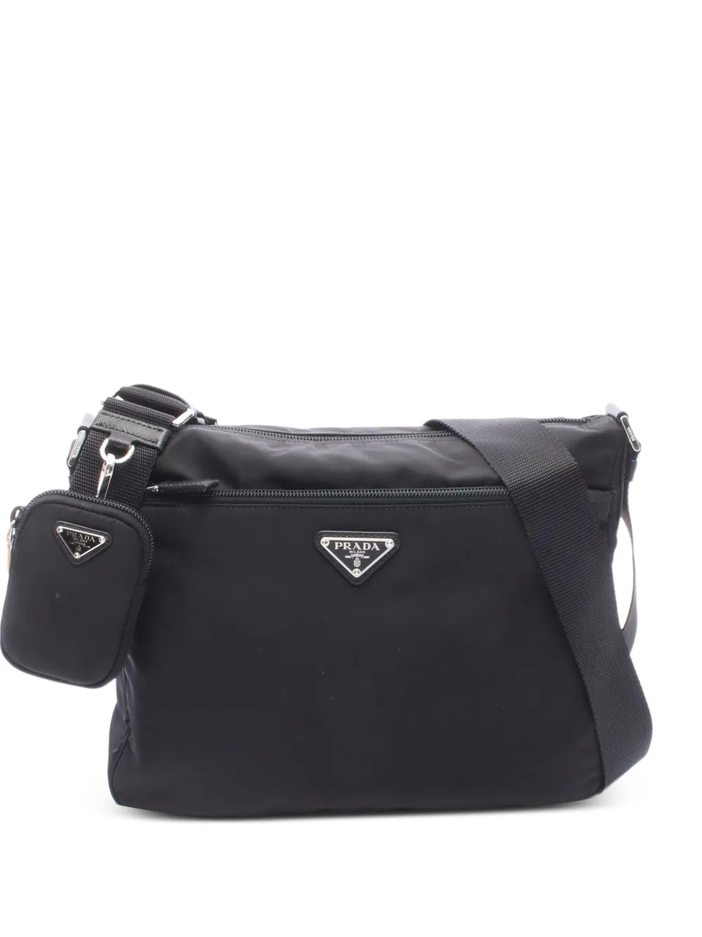 Prada Pre-Owned 2020s Re-Nylon Schultertasche - Schwarz