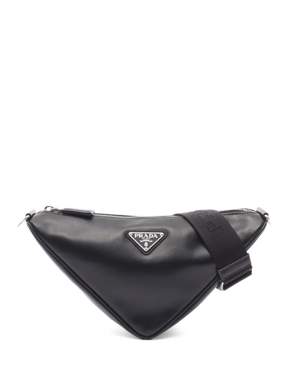 Prada Pre-Owned 2010s triangle shoulder bag - Nero