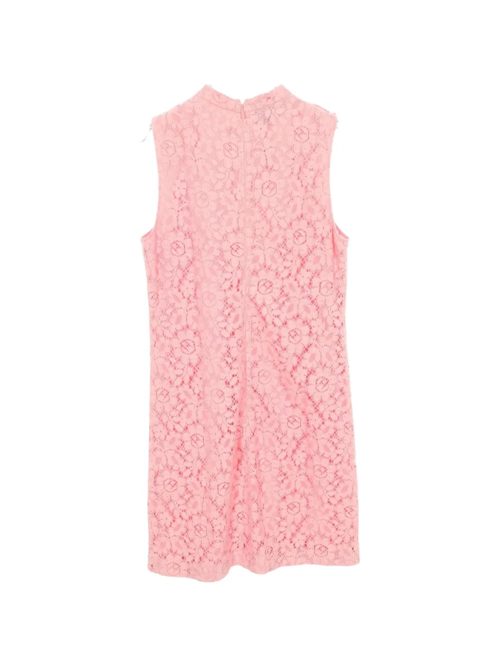 Gucci Pre-Owned 2000s lace floral-embroidered midi dress - Rosa