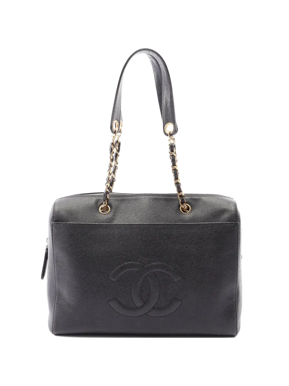 CHANEL Pre-Owned 1997-1999 CC logo chain shoulder bag - Nero
