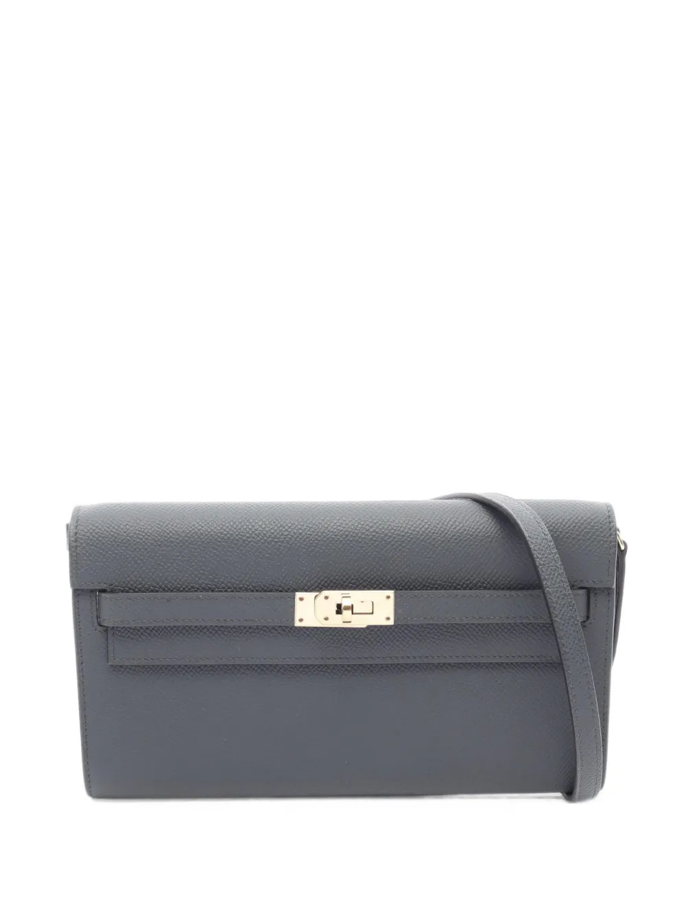 Hermès Pre-Owned Kelly Long To Go shoulder bag - Grigio