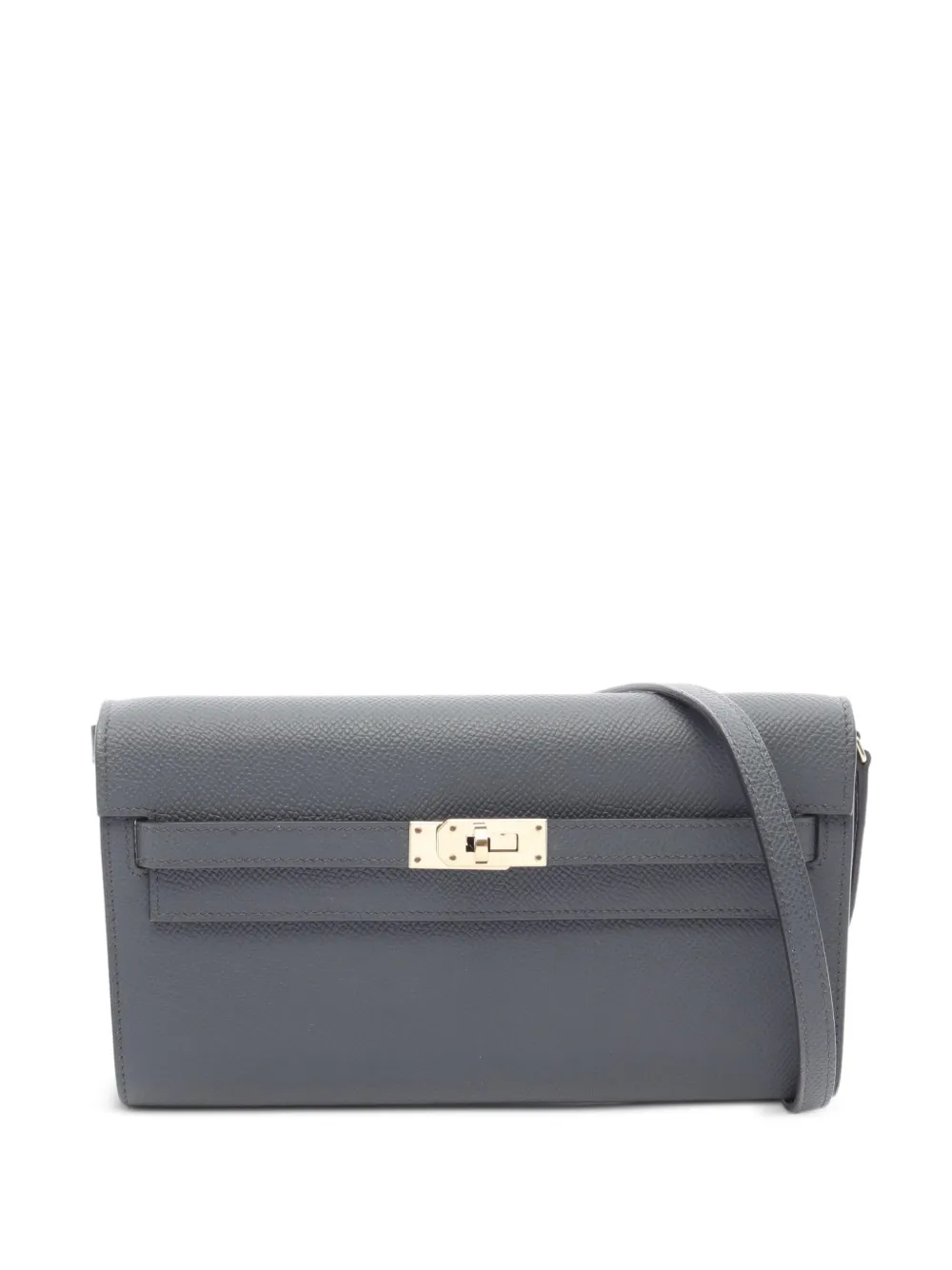 Hermès Pre-Owned Kelly Long To Go shoulder bag - Grey