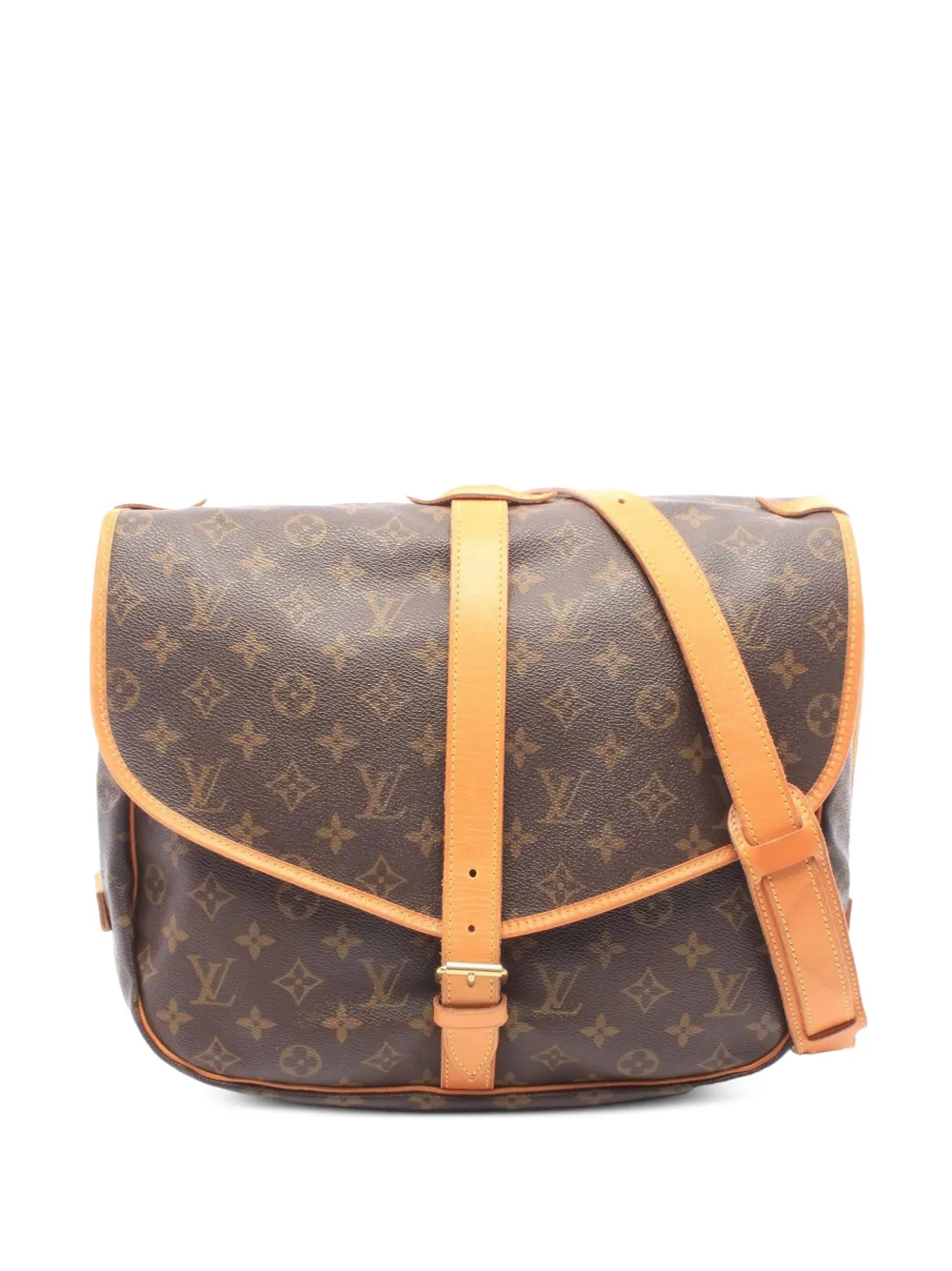 Louis Vuitton Pre-Owned 1993 35 Saumur Monogram crossbody bag - Marrone