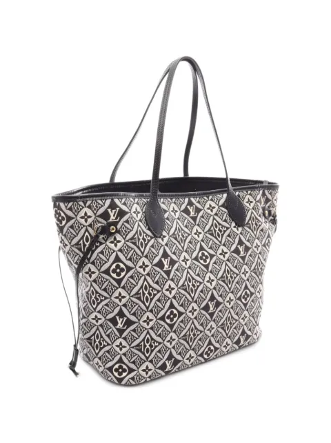 Louis Vuitton Pre-Owned شنطة عملية 'MM نيفرفول' جاكار بمونوغرام "سينس 1854" 2020