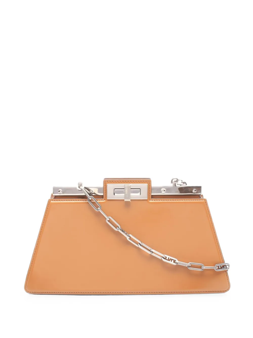 Fendi Pre-Owned 2010s mittelgroße Peekaboo Clutch - Nude