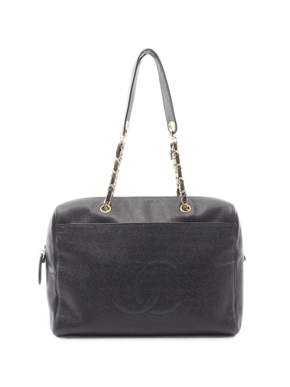 CHANEL Pre-Owned 1997-1999 Coco Mark chain shoulder bag - Nero