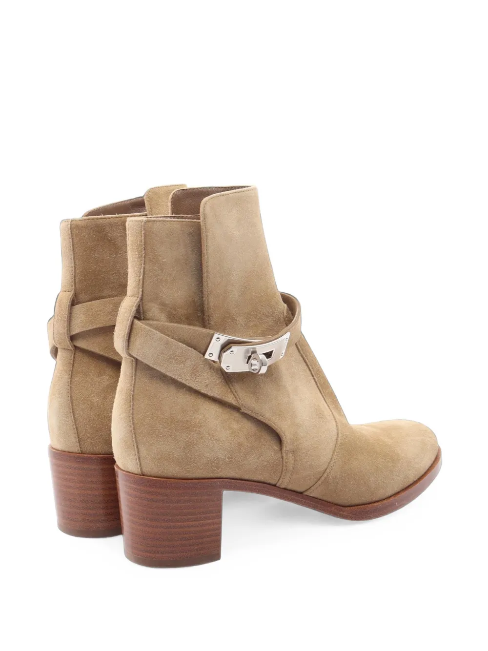 Hermès Pre-Owned 2010s Kelly French ankle boots - Toni neutri
