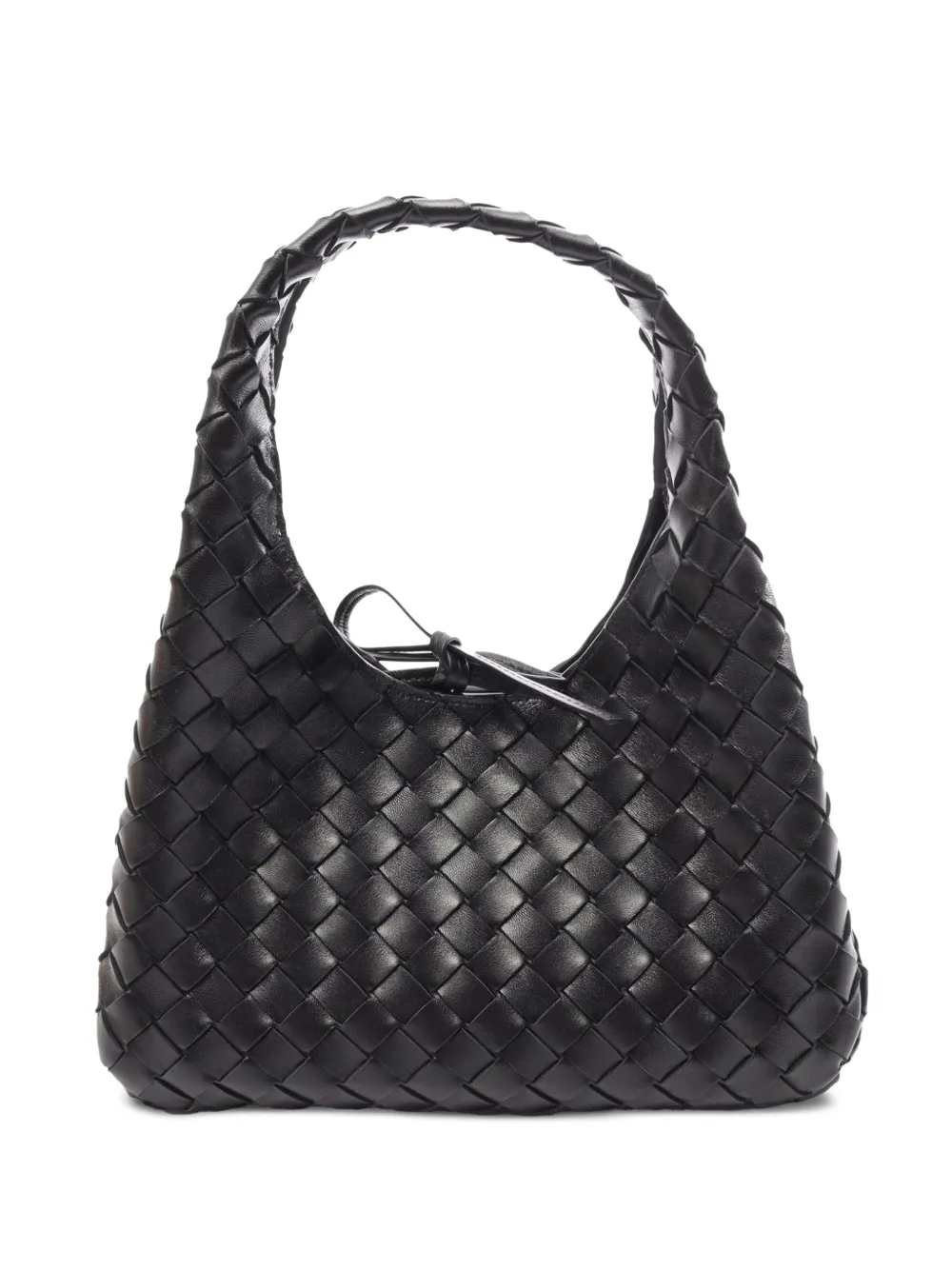 Bottega Veneta Pre-Owned 2020s kleiner Campana Intrecciato Tote Bag - Schwarz
