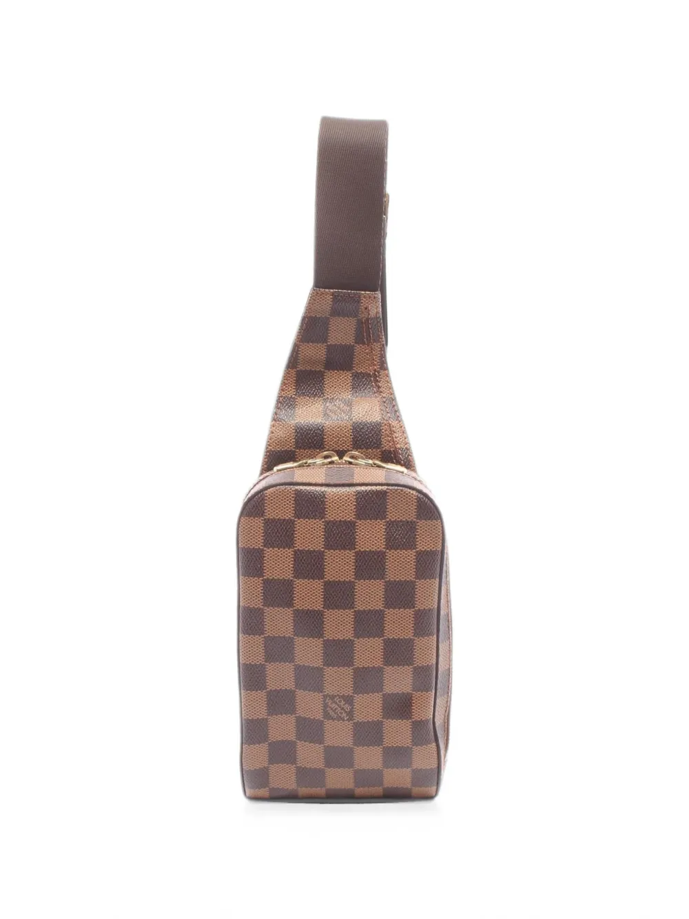 Louis Vuitton Pre-Owned sac banane Geronimos Damier Ébène (2004) - Marron