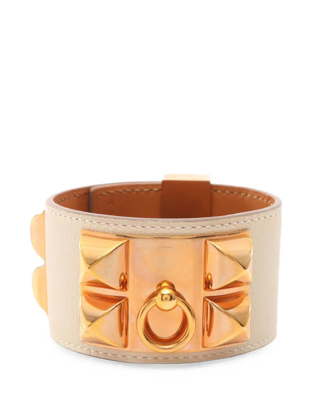 Hermès Pre-Owned 2015 Collier de Chien bangle - Toni neutri